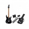 GUITARRA ELECTRICA IBANEZ JUMPSTART NEGRA CON COMBO Y ACCESORIOS