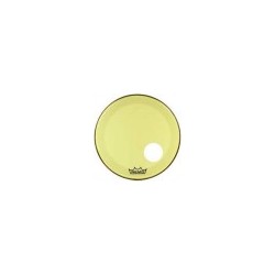 22'' PARCHE REMO POWERSTROKE® 3  COLORTONE™ AMARILLO CON PERFORACION 5''