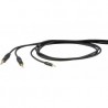 CABLE 3M DHS PROEL ONEHERO PLUG 3.5MM(STEREO) A 2PLUGS6.3MM(MONO)