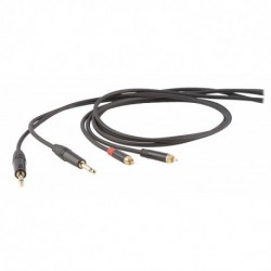 CABLE DHS PROEL ONEHERO P/AUDIO 2(MONO)6,3MM-2xRCA(MACHO) 3MTS