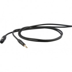 CABLE DHS PROEL ONEHERO P/AUDIO 3P XLR HEMBRA A 6.3MM MONO 5M.