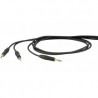 CABLE DHS PROEL ONEHERO P/AUDIO 6.3MM(STEREO) a 2 JACKS 6.3MM (MONO) 1.8MTS.