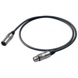 CABLE PROEL BULK P/MICROFONO CANON-CANON 10 MTS BULK250LU10