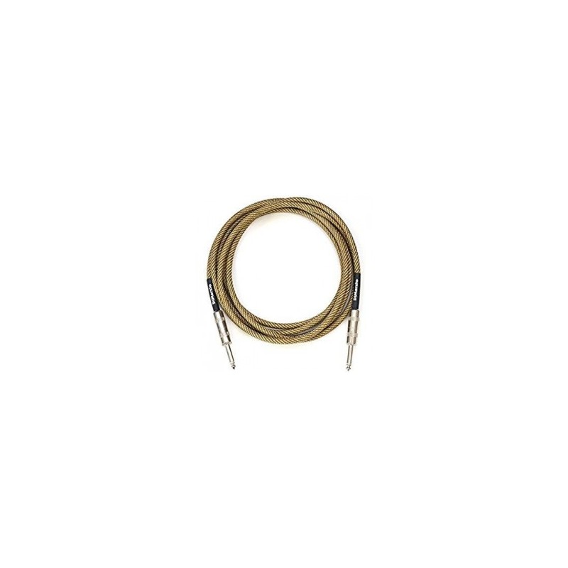 CABLE DIMARZIO P/INSTRUMENTO PLUG RECTOS VINTAGE TWEED
