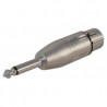 ADAPTADOR PROEL XLR HEMBRA A 6.3 PLUG MONO PROEL MOD. AT290