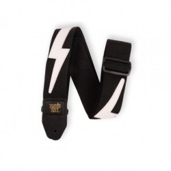 TAHALI ERNIE BALL ''PREMIUM'' WHITE LIGHTNING, NEGRO