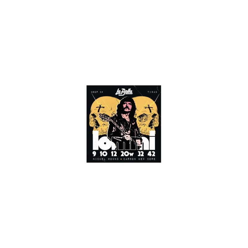 CUERDAS LA BELLA SIGNATURE TONY IOMMI   9-42