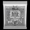CUERDAS ERNIE BALL ERNESTO PALLA BLACK & SILVER