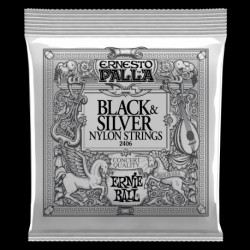 CUERDAS ERNIE BALL ERNESTO PALLA BLACK & SILVER
