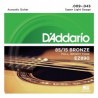 CUERDAS D´ADDARIO 85/15 BRONZE P/ GUITARRA ACÚSTICA 09-45.
