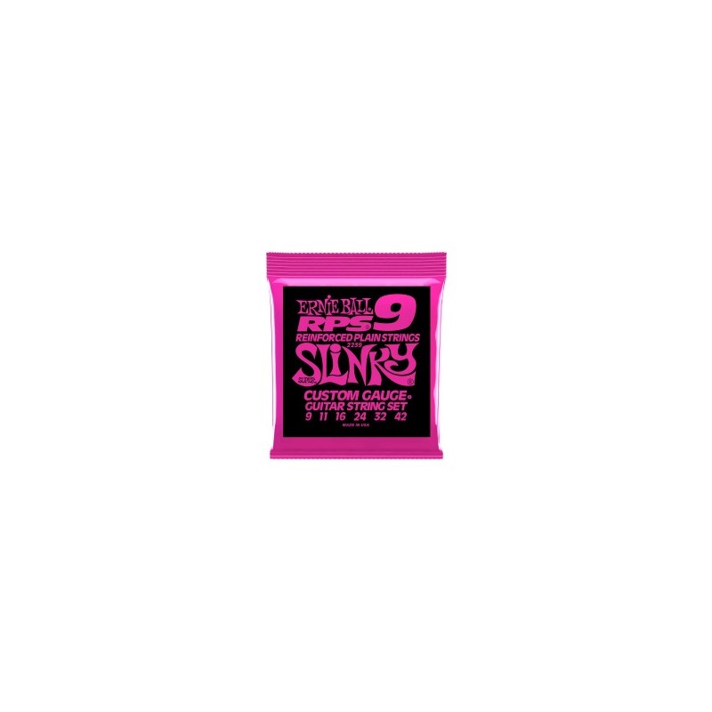 CUERDAS ERNIE BALL RPS 09-42 SUPER SLINKY P/GUITARRA ELECTRICA.
