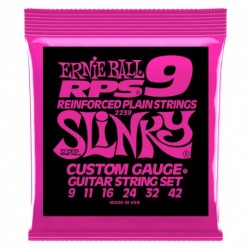 CUERDAS ERNIE BALL RPS 09-42 SUPER SLINKY P/GUITARRA ELECTRICA.