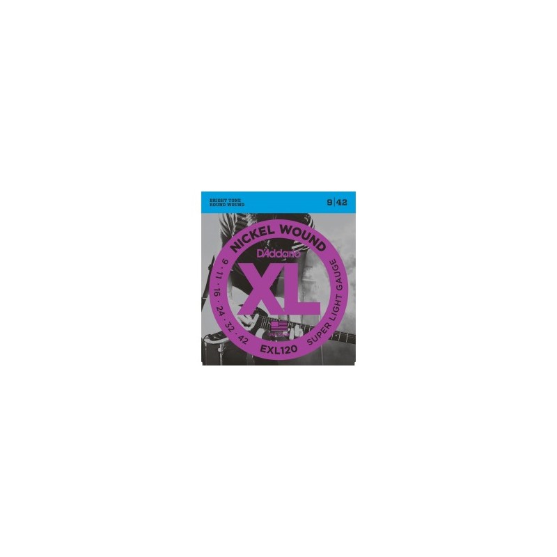 CUERDAS D´ADDARIO P/GUITARRA ELECTRICA 09-42 XL