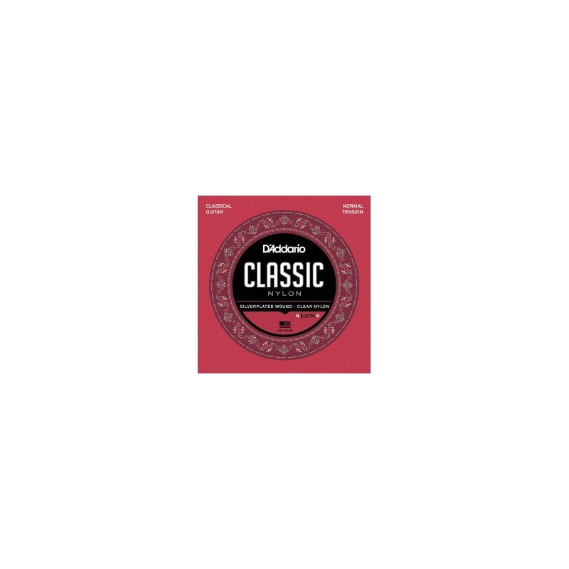 CUERDAS GUITARRA CLÁSICA D´ADDARIO CLASSIC NYLON EJ27N.