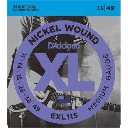 CUERDAS D´ADDARIO P/GUITARRA ELECTRICA 11-49XL