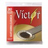 CUERDAS VICTOR CON BORLA PARA GUITARRA ACUSTICA