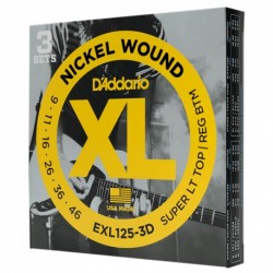 ENCORDADURA D ADDARIO EXL 9-46  3-PACK