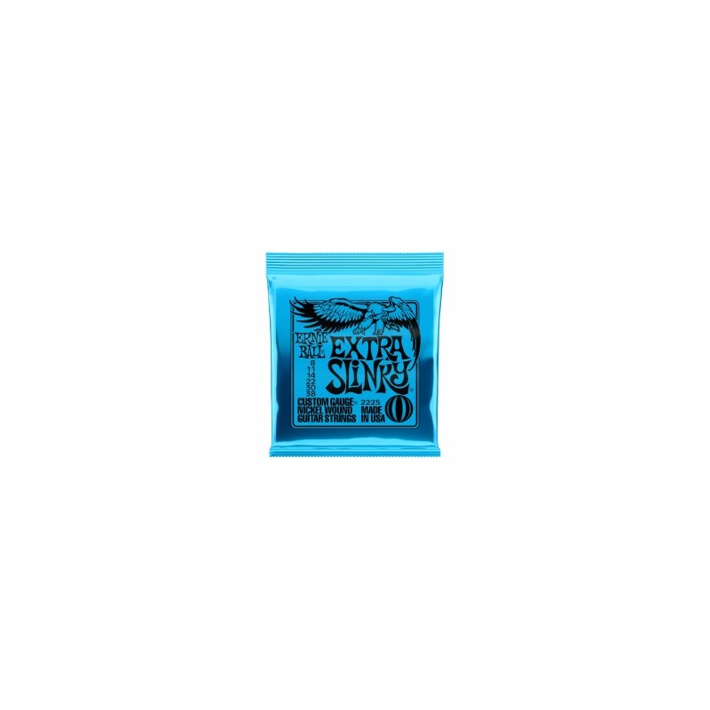 CUERDAS ERNIE BALL 08-38 EXTRA SLINKY P/GUITARRA ELECTRICA