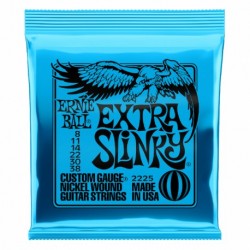 CUERDAS ERNIE BALL 08-38 EXTRA SLINKY P/GUITARRA ELECTRICA