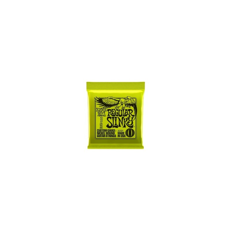 CUERDAS ERNIE BALL 10-46 REGULAR SLINKY P/GUITARRA ELECTRICA