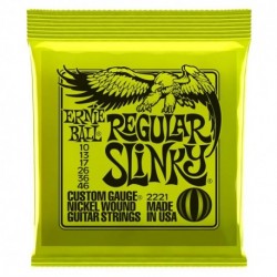 CUERDAS ERNIE BALL 10-46 REGULAR SLINKY P/GUITARRA ELECTRICA