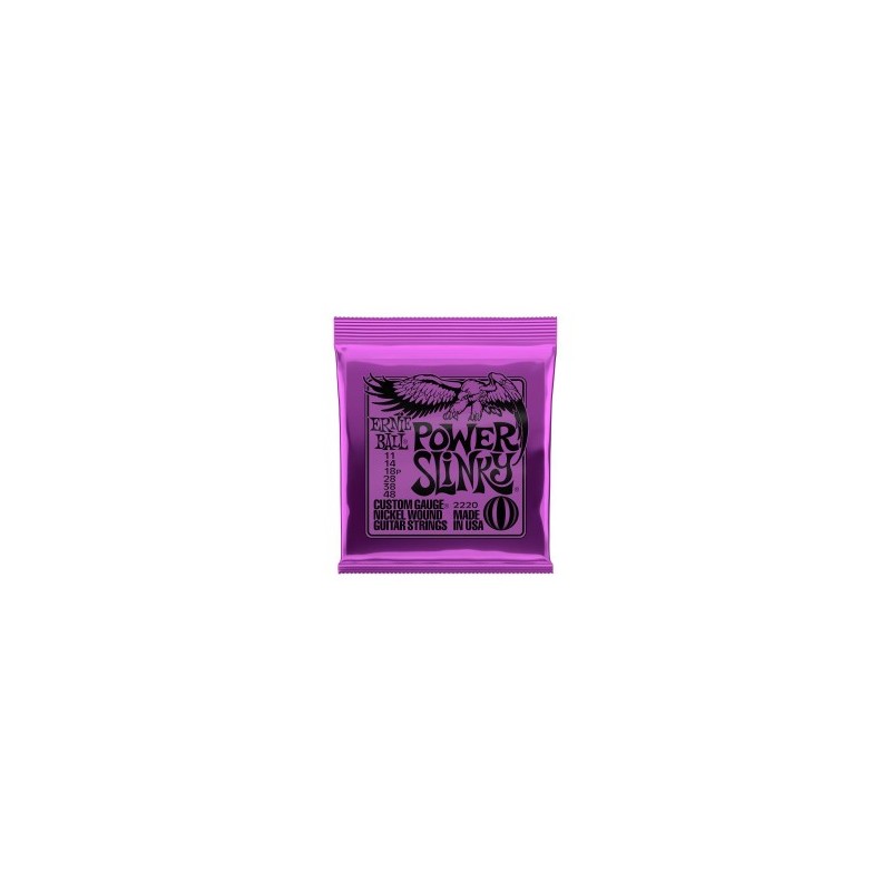 CUERDAS ERNIE BALL 11-48 POWER SLINKY P/GUITARRA ELECTRICA