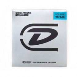 CUERDAS DUNLOP P/BAJO 45-125 SUPER BRIGHT