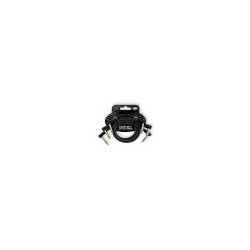 CABLES ERNIE BALL 0.3048 MTS., NEGRO (ANGULADO/ANGULADO) (3 PZAS.)
