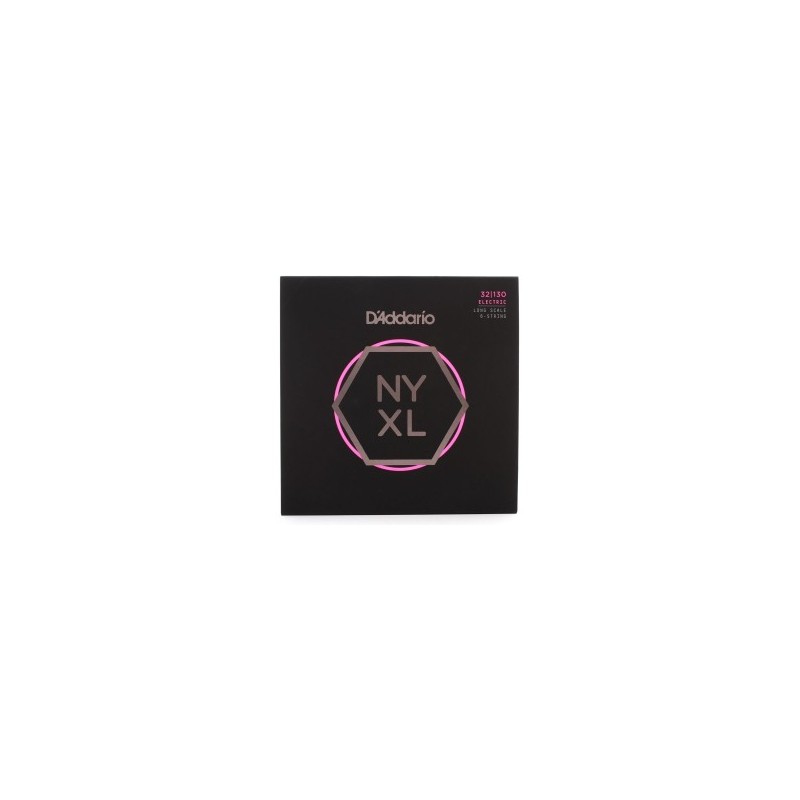 CUERDAS D´ADDARIO NYXL P/BAJO ELECTRICO 6 CUERDAS 32-130 XL