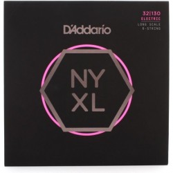CUERDAS D´ADDARIO NYXL P/BAJO ELECTRICO 6 CUERDAS 32-130 XL