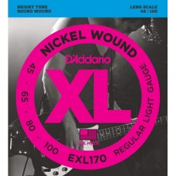 CUERDAS D´ADDARIO P/BAJO ELECTRICO 4 CUERDAS 45-100 XL