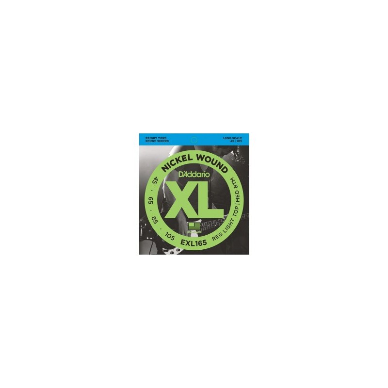CUERDAS D´ADDARIO P/BAJO ELECTRICO 4 CUERDAS 45-105 XL
