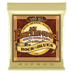 CUERDAS ERNIE BALL EARTHWOOD 80/20 BRONZE 10-52 ROCK&BLUES
