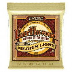 CUERDAS ERNIE BALL EARTHWOOD 80/20 BRONZE 12-54 MEDIUM LIGHT