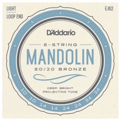 CUERDAS DADDARIO PARA MANDOLINA 80/20 BRONZE MOD. EJ-62