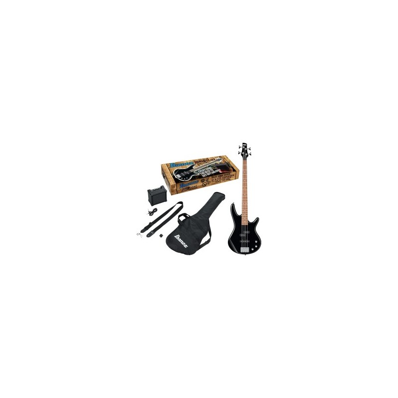BAJO ELECTRICO IBANEZ ''SDGR'' JUMPSTART NEGRO CON COMBO Y ACCESORIOS