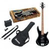 BAJO ELECTRICO IBANEZ ''SDGR'' JUMPSTART NEGRO CON COMBO Y ACCESORIOS