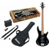 BAJO ELECTRICO IBANEZ ''SDGR'' JUMPSTART NEGRO CON COMBO Y ACCESORIOS