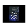 MAQUINARIA JIMMY WESS PARA GUITARRA ELECTRICA 3+3 NIQUELADA PERNO Y BOTON METAL