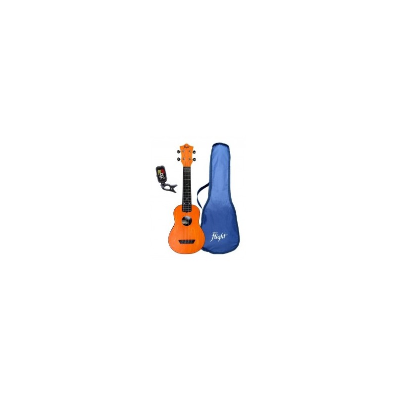 UKELELE FLIGHT SOPRANO TUS35 PACK NARANJA